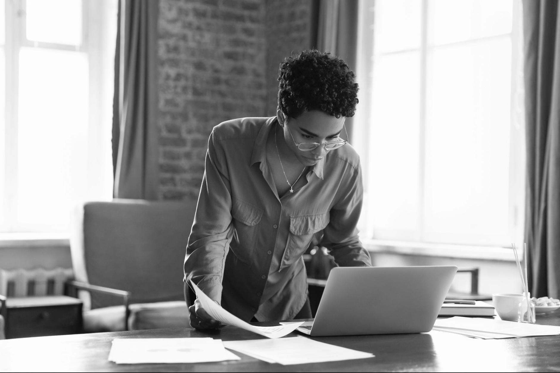 Professional working on SEO strategy